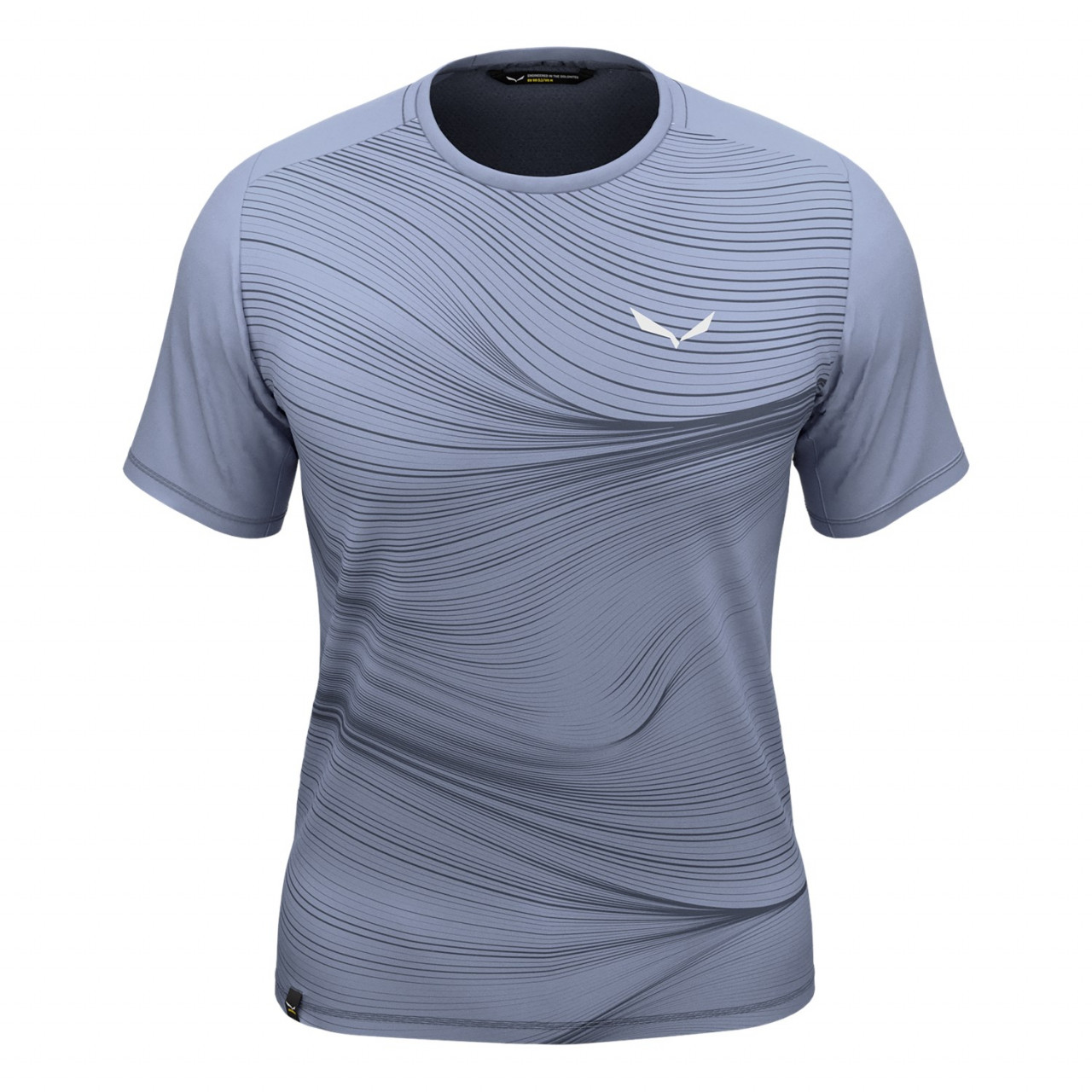 Camisetas Hombre Chile - Salewa Seceda Dry - Gris - UAGP-91076